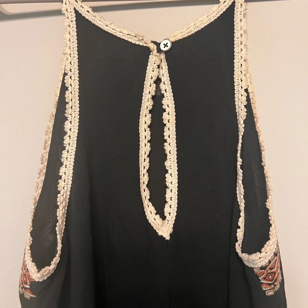 House of Harlow 1960 Black and Cream Midi Dress - Picture 5 of 5